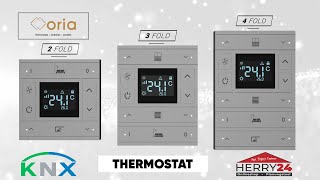 KNX Taster  KNX Thermostat Taster ORIA von EAE [upl. by Yerocaj]