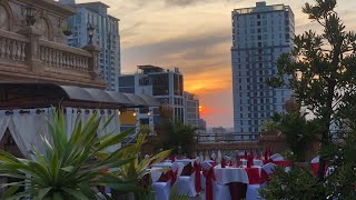 Christmas’ Eve Dinner on 24th December 2022 at Luna Sky Bar Anik Palace Hotel in Phnom Penh [upl. by Nachison535]