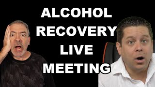 Live Online Alcohol Recovery Meeting AA Step 1 [upl. by Yuri]