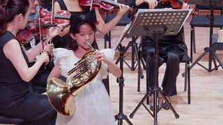 Jamie ｜8 years old  WAMozart Horn Concerto No1 ｜1st Movement [upl. by Suryc894]