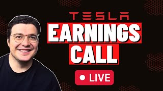 TESLA EARNINGS CALL LIVE [upl. by Paddie]