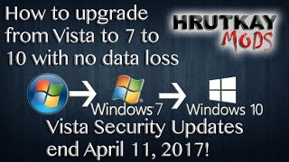 Tutorial Upgrading Windows Vista to 7 to 10 Without Data Loss aka No Clean Install Needed [upl. by Nabroc43]