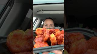 Wendy’s NEW Saucy Nuggets mukbang nuggets [upl. by Calder745]