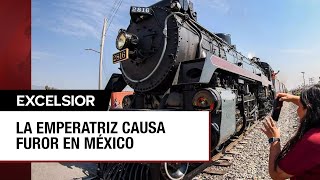 La locomotora La Emperatriz llega a México y esta es su historia [upl. by Payne119]