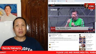 KINAKAYAKAYA LANG BA NI PANTALEON ALVAREZ ANG DEPARTMENT OF JUSTICE [upl. by Kilar]