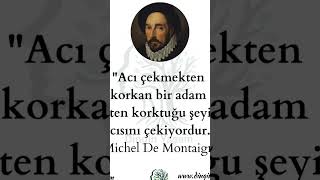 Montaigne ‘den Bilgelik Dolu 3 Söz  Michel De Montaigne  Dinginyasamcom anlamlısözler felsefe [upl. by Oicaroh]