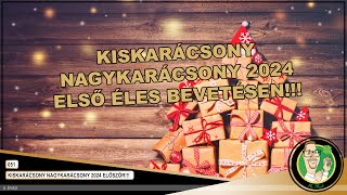 5051 KISKARÁCSONY NAGYKARÁCSONY 2024 ELSŐ ÉLES BEVETÉS KAPARÓS SORSJEGY VIDEÓ [upl. by Ecirum]