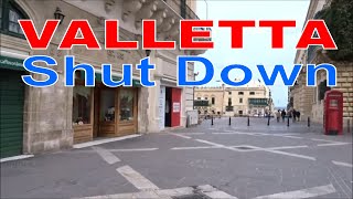 Valletta Malta on shutdown Developing story [upl. by Viola526]