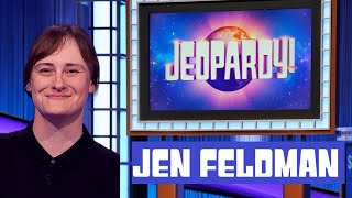 Who is JEN FELDMAN from Jeopardy CONTESTANT Profile amp Life EXPLAINED [upl. by Nonnaer106]