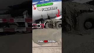 todo el concreto se desperdicio por una falla camion Truckshorts shorts trailers camiones [upl. by Nannek]