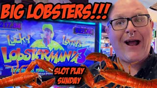 Did Lucky Larrys Lobstermania 3 Catch us a BIG WIN  Slot Play Sunday at Palms Las Vegas [upl. by Pearson]