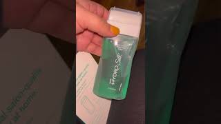 Trying the Hydro Silk Sugar Wax RollerPart 1 sugarwaxing hydrosilk waxroller waxing [upl. by Ehlke251]