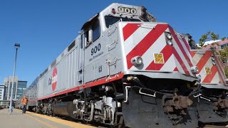 Caltrain f40ph with dccampsound from walthersmodeltrainmodelrailwaytrainscalifornia [upl. by Jenne]