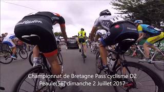 Inside the race  Péaule56 Championnat de Bretagne Passcyclisme D2 dimanche 2 Juillet 2017 [upl. by Brittaney975]