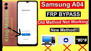 Samsung A04 SMA045F FRP Bypass Google Account Android 12 Done 10000 A04s frp bypass [upl. by Brittany]