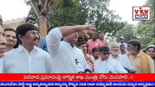 పరవాడ ప్రమాదంపై కార్మిక శాఖ మంత్రి నోరు మెదపాలి vvwnews visakhanews parawada [upl. by Akirdnuhs398]