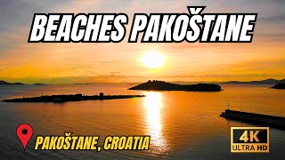 BEACHES PAKOŠTANE CROATIA 4K [upl. by Zoilla]