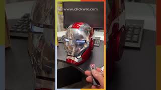 Iron Man Helmet Just for Rs 25499  Deluxe Edition LED Light Voice amp Remote Control Openable 02 [upl. by Ebert]