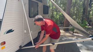 How to close a Carefree awning [upl. by Ttessil439]