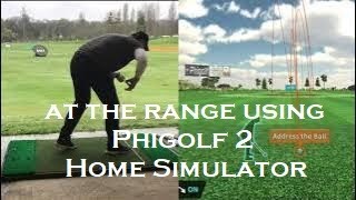 Phigolf 2 Review at the range with real clubs [upl. by Draude]