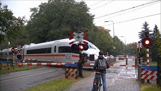 Spoorwegovergang DriebergenZeist  Dutch railroad crossing [upl. by Jennine747]