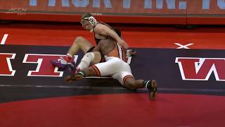 184lbs 24 TJ Stewart Virginia Tech vs 7 Dylan Fishback NC State [upl. by Hyrup95]