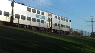 Metra Electric 751 Arriving and Departing Ivanhoe [upl. by Marty518]