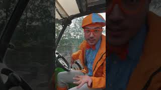 Blippi Drives A Digger  Blippi Halloween Cartoons  Moonbug Halloween for Kids [upl. by Davina862]