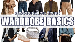 Updated amp On Trend Wardrobe Basics For 2024  Wardrobe Essentials [upl. by Arahk816]