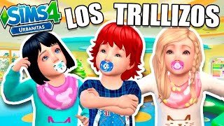 Mis TRILLIZOS CRECEN SON TAN MONOS ♥  Ep31  LOS SIMS 4  URBANITAS [upl. by Weatherby]