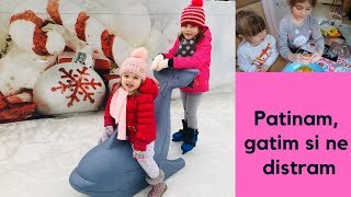 Prima oara la patinoar banana bread omuleti de zapada – Vlog ianuarie 2019 – partea I  ALIELA [upl. by Rockafellow]