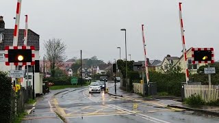 Lymington Town Level Crossing Hampshire [upl. by Yeruoc]