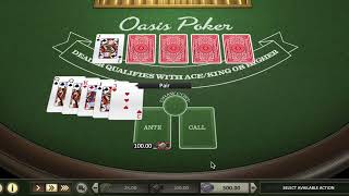 Oasis Poker BetSoft Video Review [upl. by Hardden]