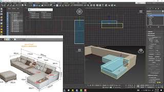 Training modelling 3ds max  Student Livingroom Step01 [upl. by Nett274]