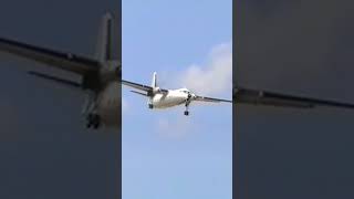 Fokker F 27 Friendship coded I VLOT landing at Malta Airport 2007 [upl. by Rudelson]