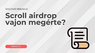 Wolowitz bemutatja Megérte a Scroll airdrop [upl. by Kelcie]