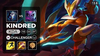 Kindred vs Evelynn Jungle  KR Challenger  Patch 138 Season 13 [upl. by Enael160]