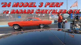 Model 3 Performance vs Chrysler GTX [upl. by Adnotal]