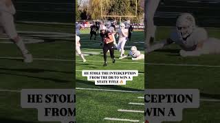 The receiver stole the ball out of the defenders hands and scored a touchdown 😤 shorts [upl. by Okir]