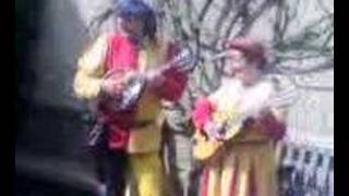 All Around My ARSE Folk singers at Warwick Castle [upl. by Solon565]