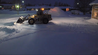 Volvo L70D  Snow clearing [upl. by Darrelle963]