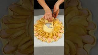 Dessert in 5 minutes Just puff pastry and apples [upl. by Yaj]