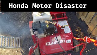 Classen TS20 Overseeder with Honda Engine Blade Reversal and Blown Motor [upl. by Andel608]