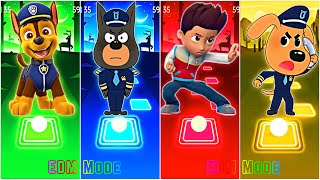 PAW Patrol amp Sheriff Labrador  Sheriff Labrador 🆚 Ryder 🆚 Officer Dobermann 🆚 Chase 🎶 Tiles Hop [upl. by Ardnauqal]