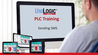 PLC Training Sending SMSUniLogic for UniStream by Unitronics [upl. by Idolah945]