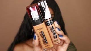 NEW Loreal Fresh Wear Foundation  Loreal Full Wear Concealer [upl. by Aicirt]