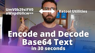 Quickly encode and decode Base64 text  strings [upl. by Roht]