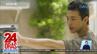 Korean actor Kim Ji Soo at Sparkle star Jak Roberto malapit nang mapanood sa  24 Oras Weekend [upl. by Ariaic]