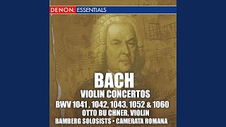 Concerto for 2 Violins Strings and BC BWV 1043 II Adagio [upl. by Aeuhsoj]