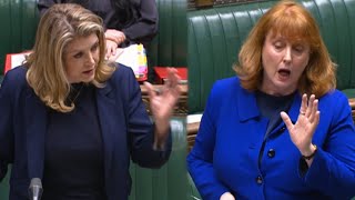 Penny Mordaunt makes fun of ‘unpleasant patronising’ SNP MP [upl. by Amirak]